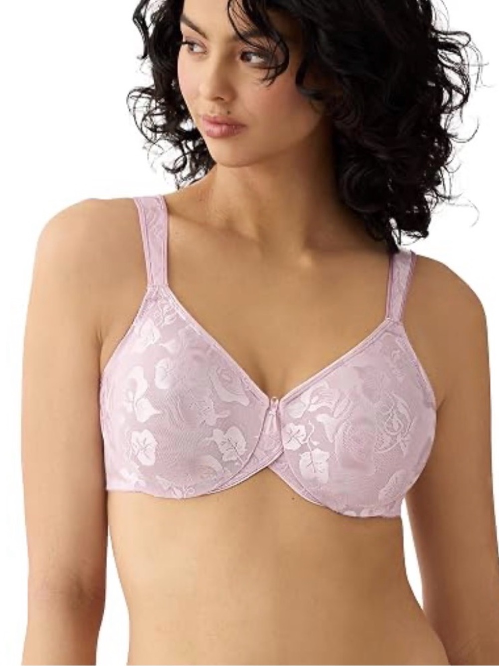Wacoal Bra Sz 34 D Awareness Full Figure Seamless Underwire Keepsake Comfortable